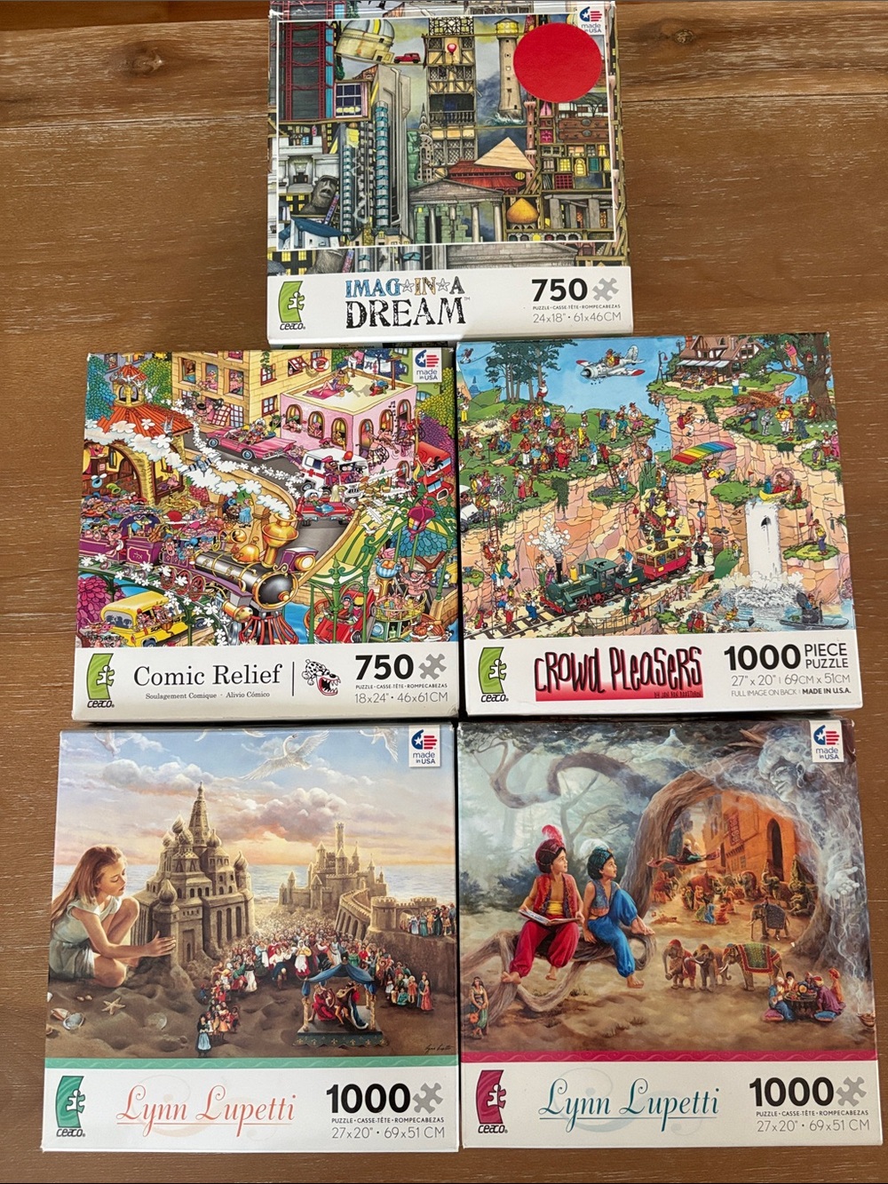 Lynn Lupetti 1000-Piece Puzzle Bundle in Multicolor